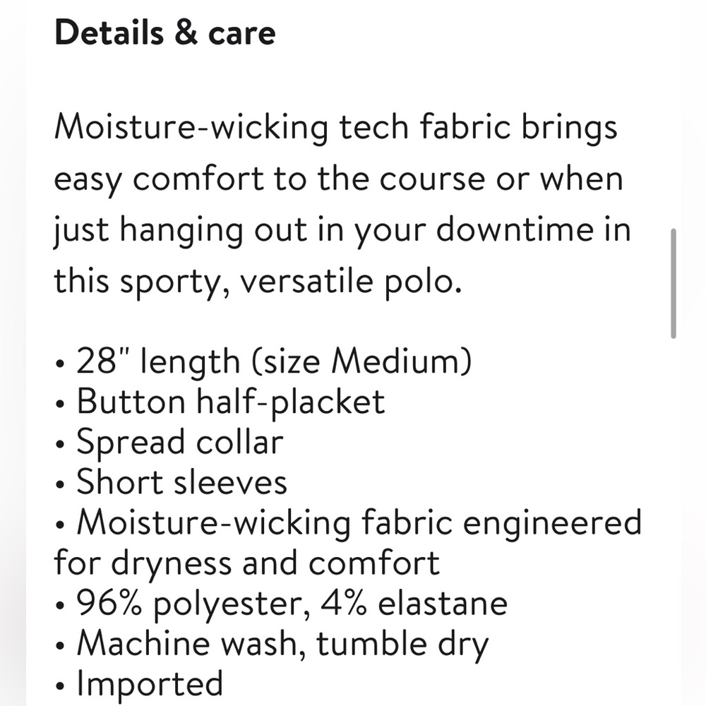 Vuori Men’s Strato tech performance polo - Picture 3 of 3